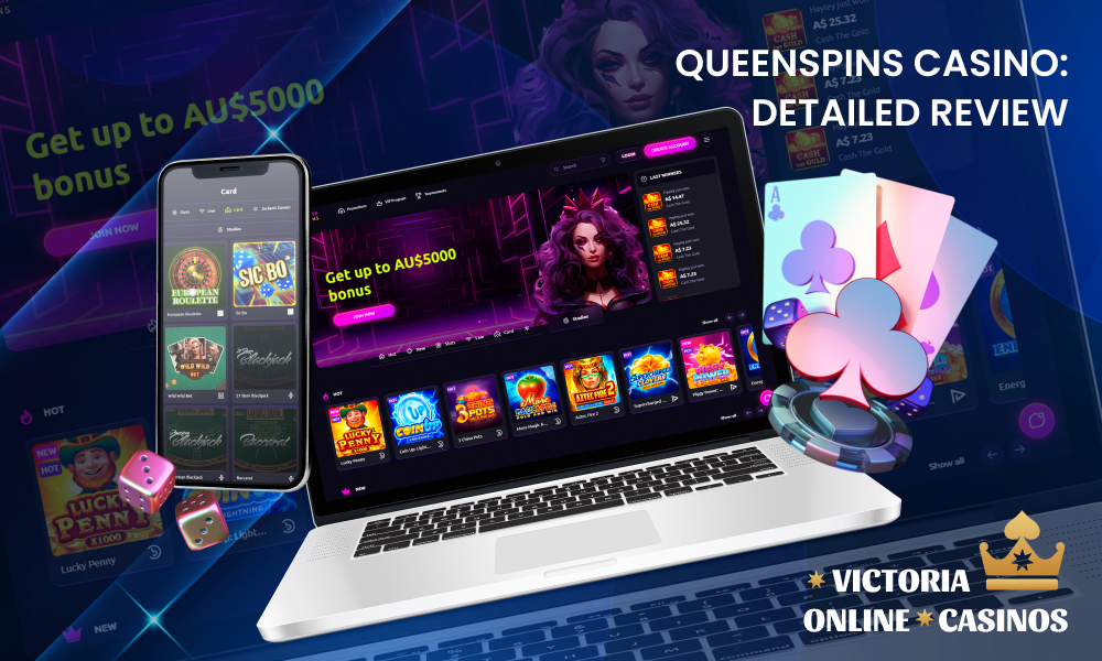 This review analyzes the games, bonuses, security and user experience of Queenspins Casino to help Australian players choose an online casino