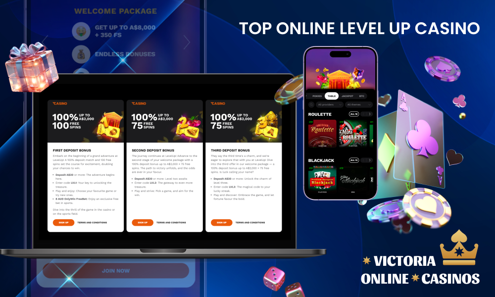 This site provides a detailed review of Level Up Casino for Australian players, covering game selection, bonuses, security, payment options and overall experience